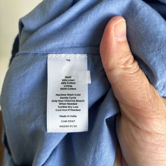 Talbots Women’s linen cotton blend a-line drawstring light weight skirt NWT PXL! - Picture 9 of 9